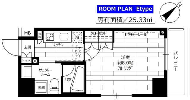 【間取り】 | ステージグランデ蒲田アジールコート