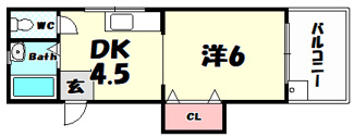 【間取り】 | ハイツ生田