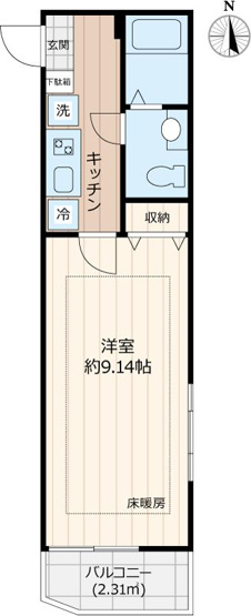 【間取り】 | ピアコートＴＭ東武練馬　弐番館