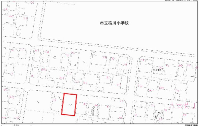 半田市大伝根町１丁目　売り土地の区画図