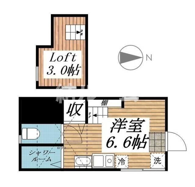 豊島区長崎１丁目のアパートの間取り
