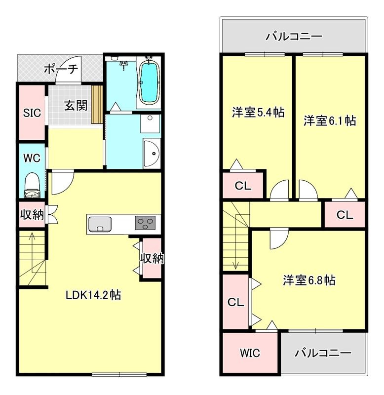 AG REGA東園田の間取り