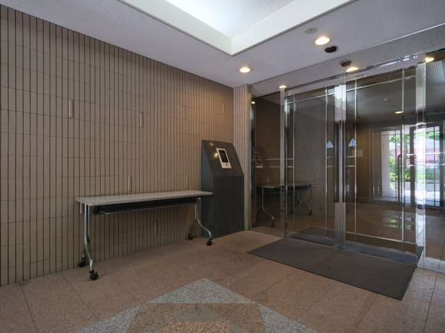 シャンノール金町のエントランス|シャンノール金町：オートロックも付いております！