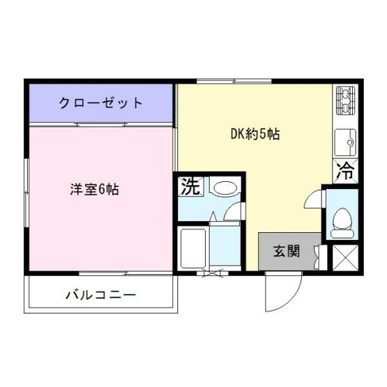 【間取り】 | ウイングシティーＫ２