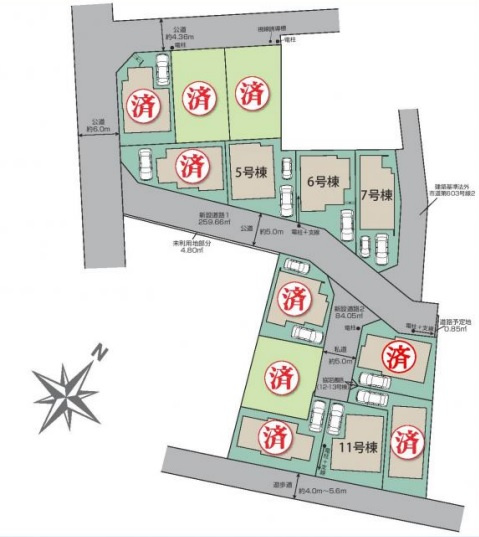 東村山市新秋津所沢　全13棟　11号棟