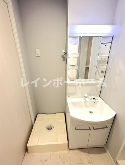 Leaf Hills Kamifukuokaの独立洗面台