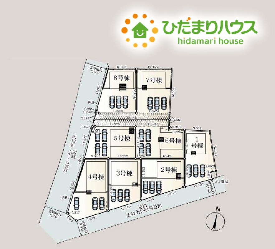 本庄市児玉町児玉　第13　新築一戸建て　クレイドルガーデン　06の区画図