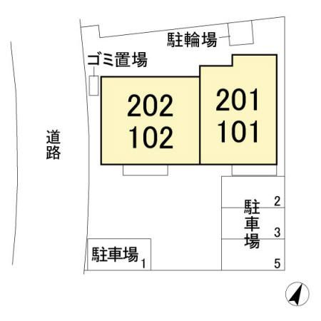 ラヴィールの区画図