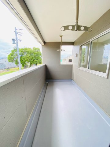 クレイドルガーデン／南区富合町大町第５／２号棟のバルコニー
