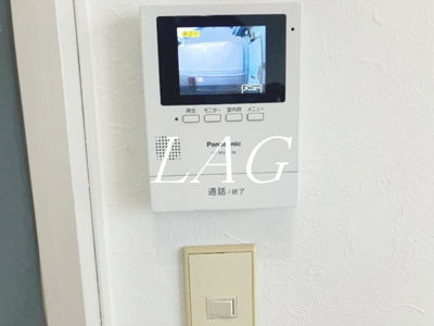 【セキュリティ】 | パンシオン町田 | モニター付きインターフォンです。