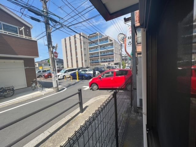 スクエアハウスのバルコニー