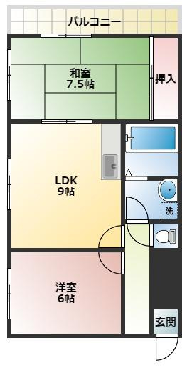 ラヴェニール忠岡の間取り