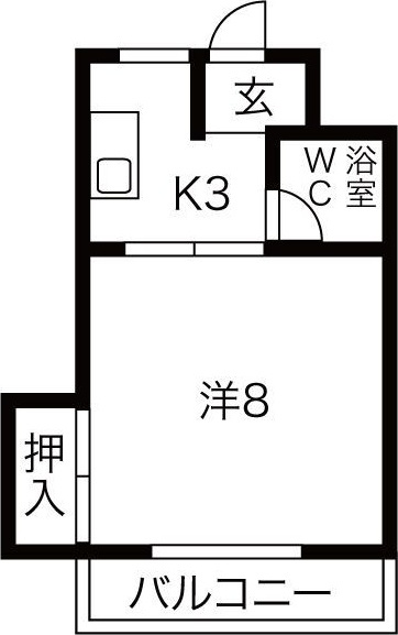 藤ハイツの間取り