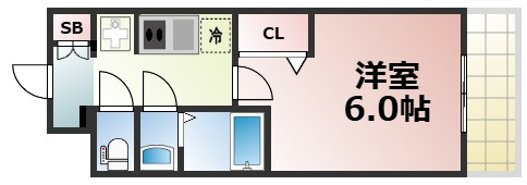 【間取り】 | プレリス北巽駅前ラバルス　仲介手数料無料