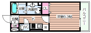 【間取り】 | パークサイドメゾン新梅田