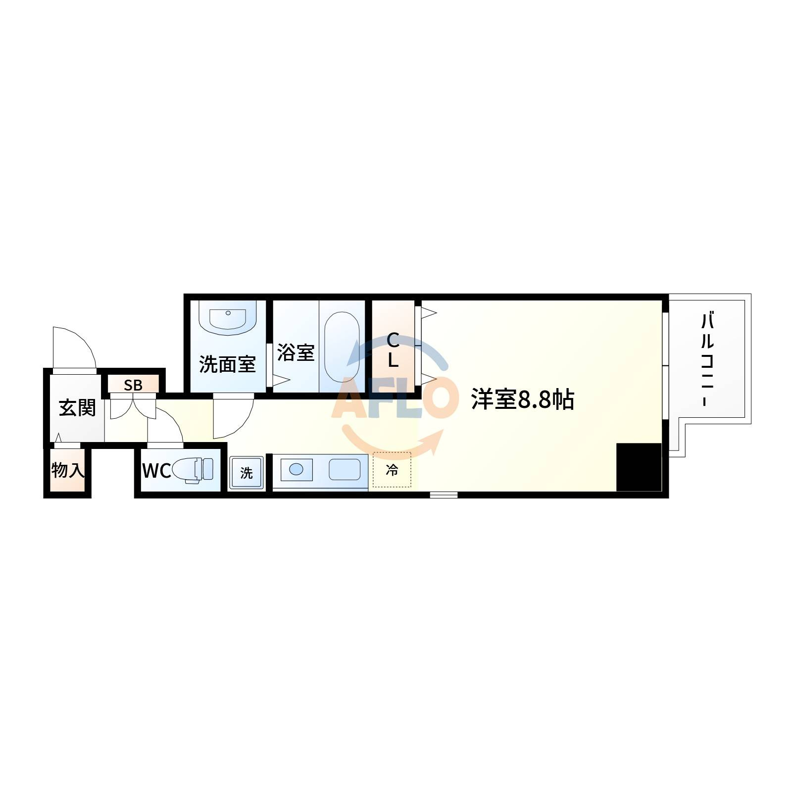 ウィスタリア新北野の間取り|ウィスタリア新北野　間取り
