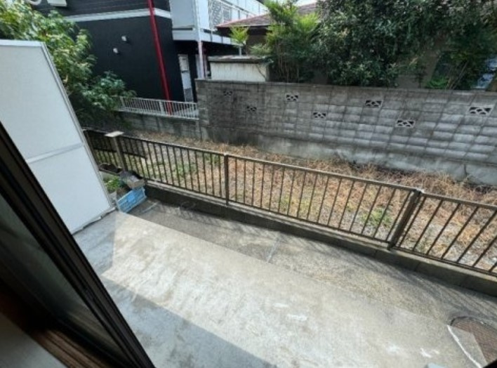 マンションタカノのバルコニー
