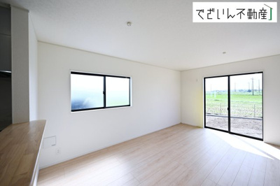 【居間・リビング】 | CRADLE GARDEN加須市北下新井 第6　新築住宅 | ≪4号棟≫
現地(2026年9月撮影)