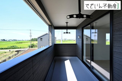 【バルコニー】 | CRADLE GARDEN加須市北下新井 第6　新築住宅 | ≪4号棟≫
現地(2026年9月撮影)