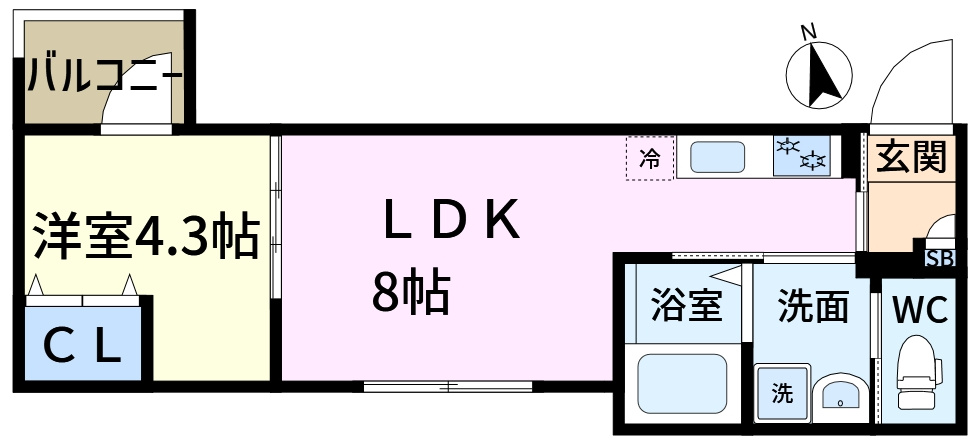 robot home 新小岩の間取り