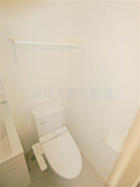リヴシティ大森町のトイレ|温水暖房便座付きのトイレ