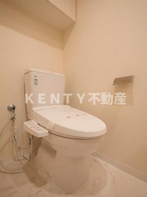 【トイレ】 | プレミアムキューブG西大井 | ゆったりとした空間のトイレです