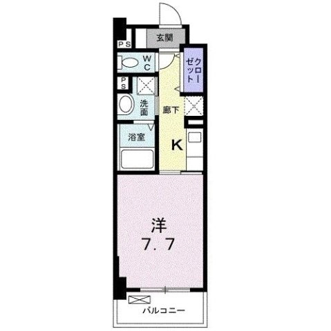 ミルト熊野の間取り