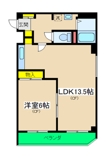 【間取り】 | サンヴェール保土ヶ谷 | サンヴェール保土ヶ谷　間取り図