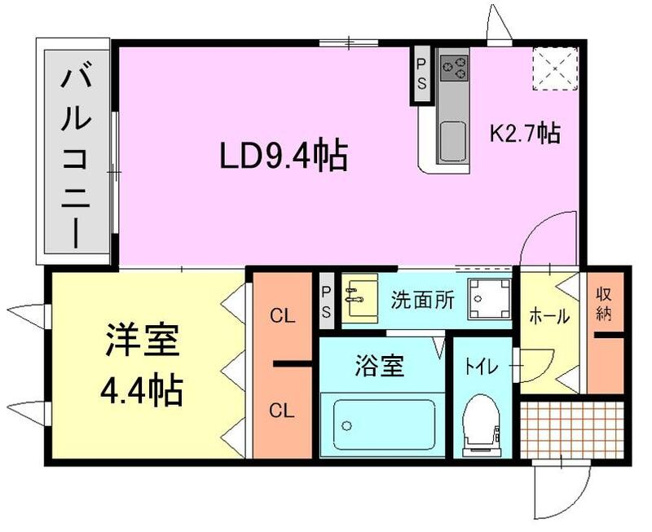 【間取り】 | ヴェルカーサ大橋