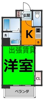 仲介手数料0！！TRUSTY千代田の間取り