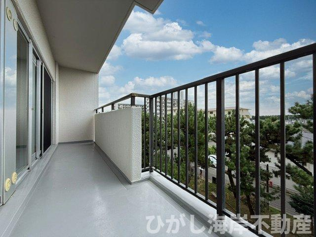 パレ平塚すみれ平参番館のバルコニー