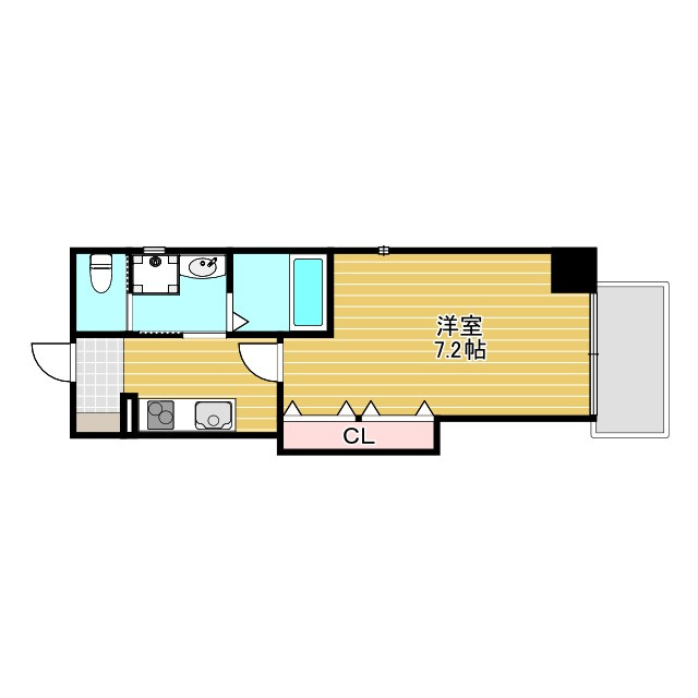 オリエンタル江坂の間取り