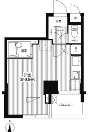 コモード寺山の間取り