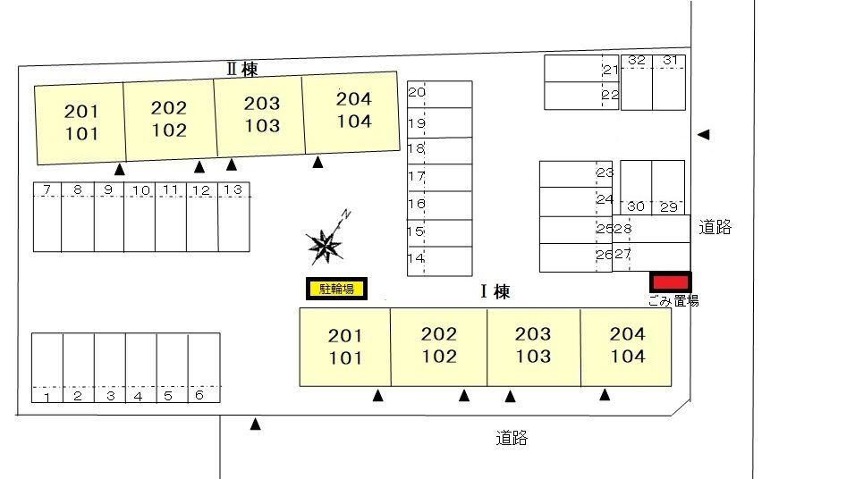 エレガンテ・MⅠの区画図