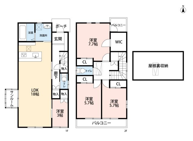【間取り】 | 戸崎町榎ヶ坪貸家