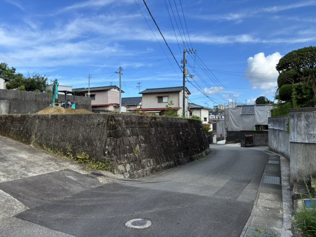 「区画整理地内の一角」高知市福井町C号地　建築条件なし売土地の前面道路含む現地写真|※2026/8/21撮影