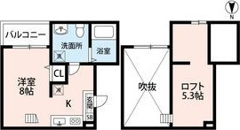 シャンティ中島(シャンティナカシマ)の間取り