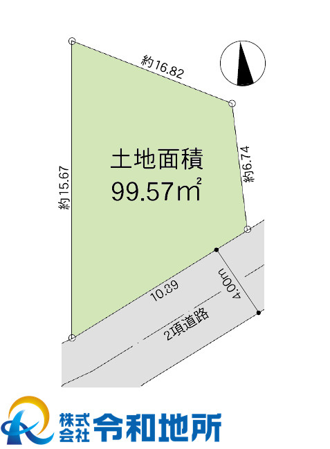 売地　茅ケ崎市西久保の土地図