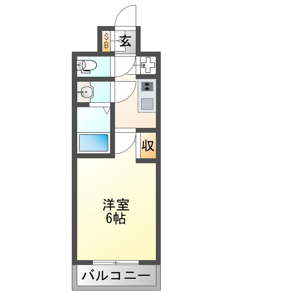 ファーストフィオーレ十三エリオの間取り