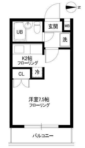 バレエハウスＫの間取り
