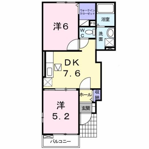 リヴィング牟佐の間取り