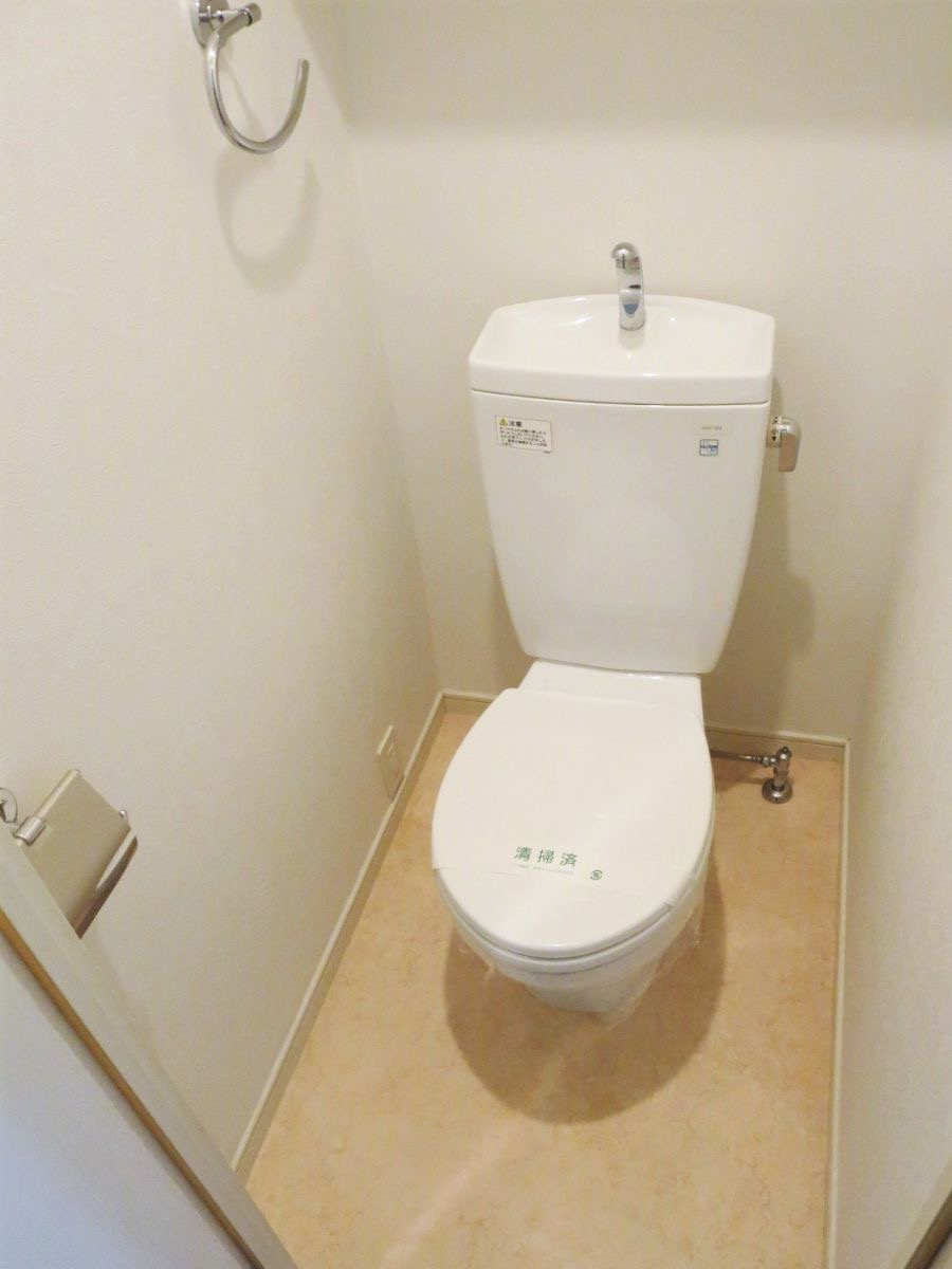 新品家具付きマンション中洲19(KaGood福岡)のトイレ