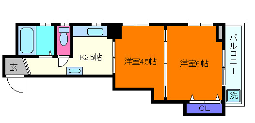 田中マンションの間取り