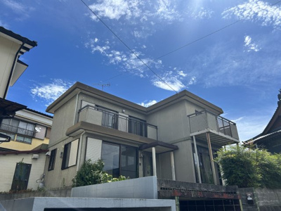 【外観】 | 左古町売家 | 頑丈な軽量鉄骨造！2階建てのすっきりとしたフォルムが魅力です