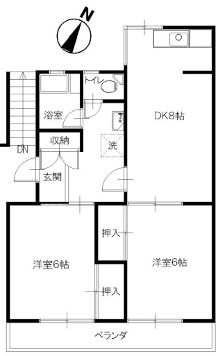 【間取り】 | 鈴木ハイツ