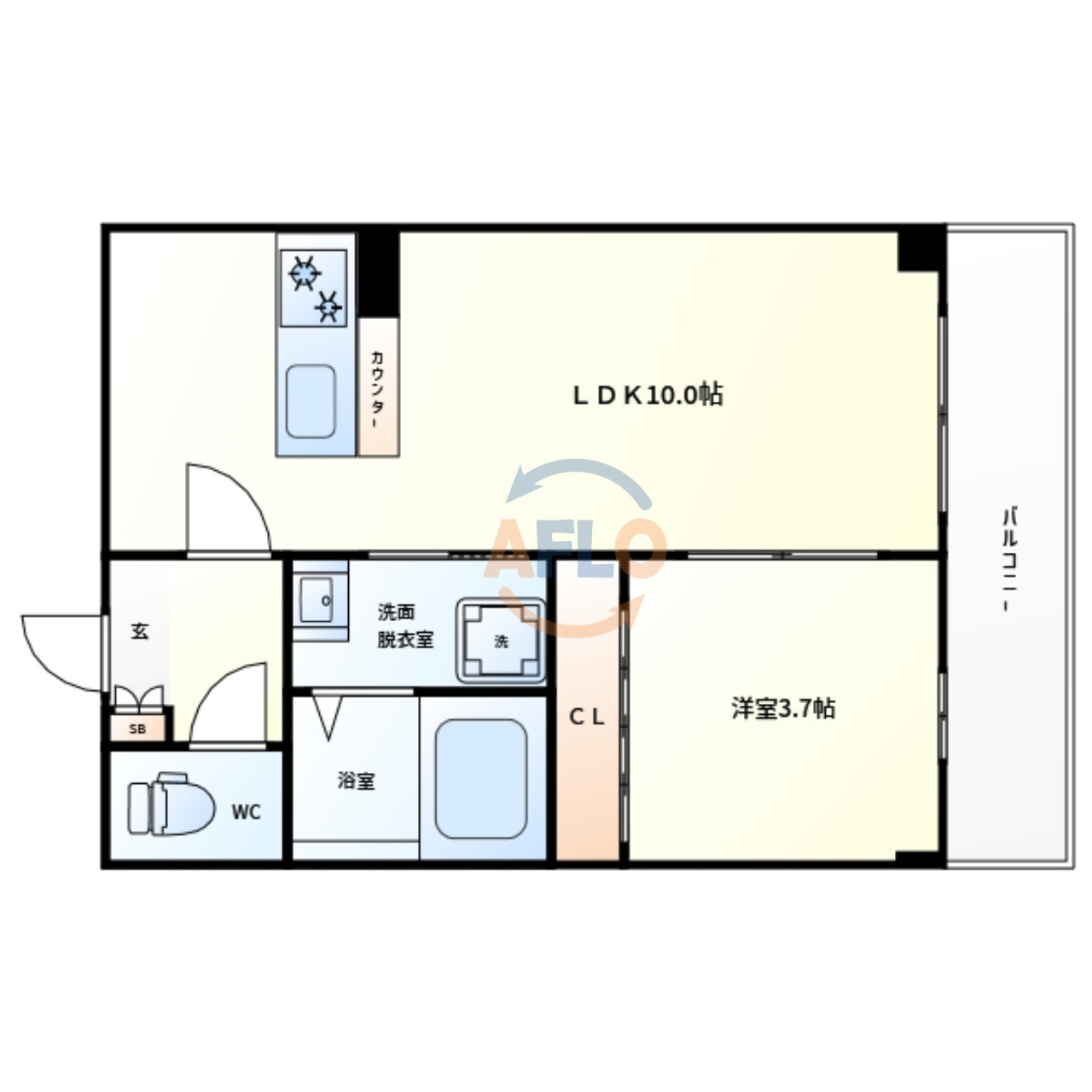THE COLOR RESIDENCEの間取り|THE COLOR RESIDENCE　間取り