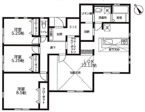 平塚市小鍋島　新築平屋戸建　全1棟1号棟