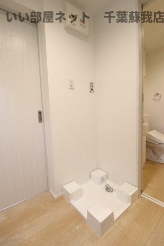 Stella本千葉の洗面所|洗濯機置場