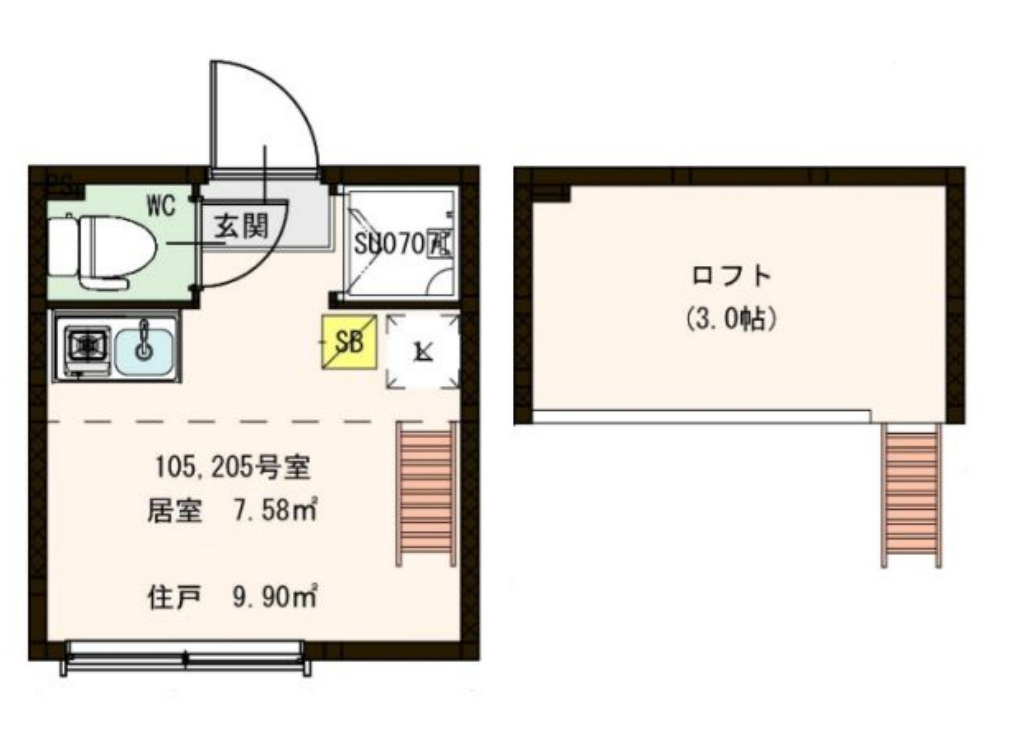 グランフィオーレ本町の間取り