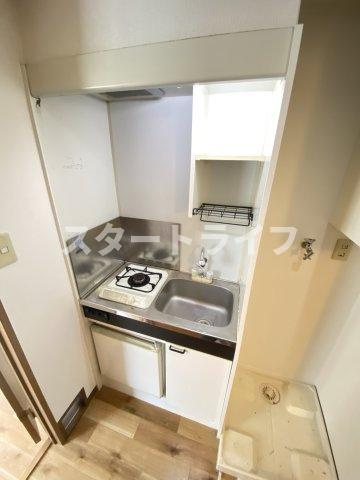 大阪市淀川区西中島２丁目の賃貸マンションのキッチン